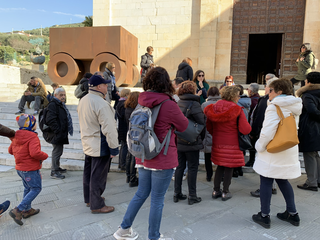 La 74, La 74 on the parvis of Sant'Agostino Church, Pietrasanta, 2019