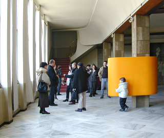 Superfetazione a camme, Installation at Ridotto del Teatro Manzoni in Monza, Photo © Mario Gorni