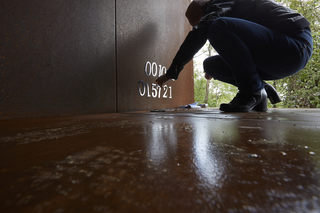 L'alcòva d'acciaio di Umberto Cavenago, Barbara De Ponti sets her work Time map, 2015, Photo @ Bart Herreman