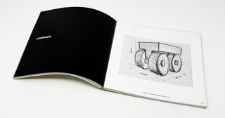 Veicolo a "T" (Progetto per la Biennale di Gubbio), Catalogo della XXII Biennale di scultura di Gubbio, 1994Riproduzione del disegno progettuale per l'esposizione(Opera non realizzata e disegno smarrito)