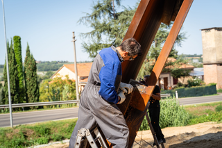 Centrifugo, Welds of the two parts, Photo © Andrea Testi