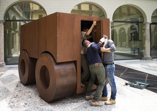 La 74, Turin, NH Collection Hotel of Piazza Carlina
Installation of the access door